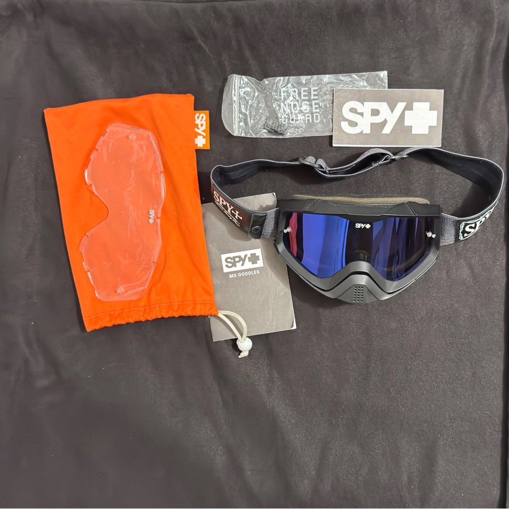 SPY Black MX Goggles